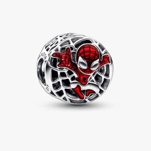 Authentic Pandora Marvel Spider-Man Soaring City Charm - NWOT